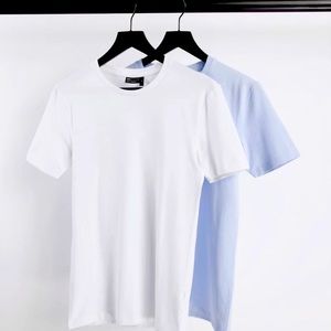 2 pack organic t-shirt with crew neck *Brand New Unused*